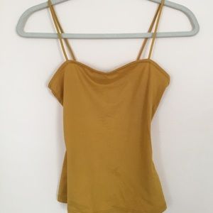 Yellow tank top!